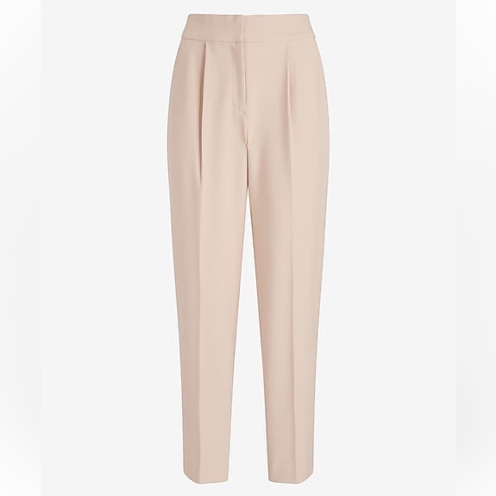 Express High Waisted Pleated Ankle Pant